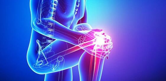 silná bolest v kolenním kloubu