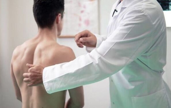 diagnostika bolesti mezi lopatkami