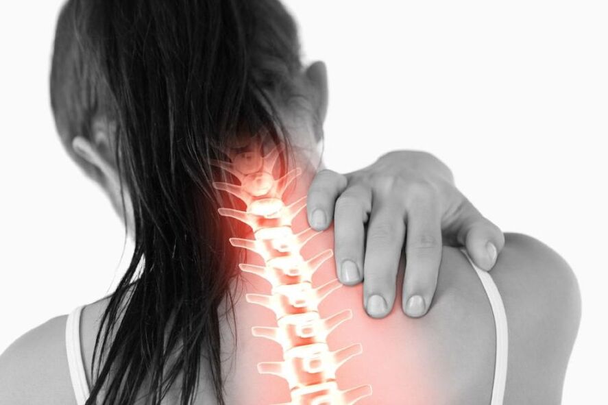 příznaky osteochondrózy